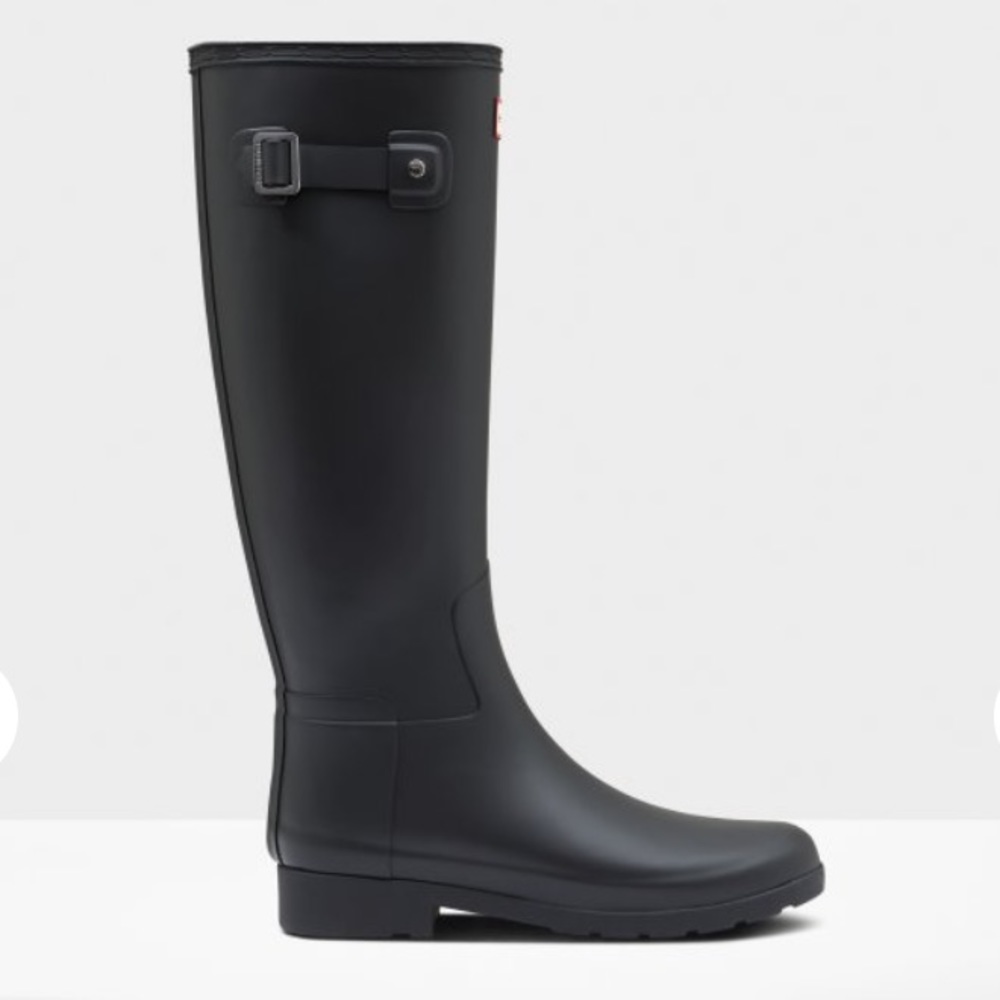 Hunter Refined Slim Fit Rain Boots - Black